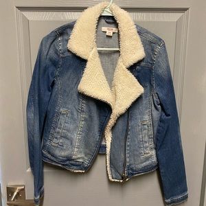 Jean Jacket with Shearling